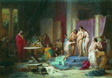 Репродукция картины "apelles chooses nudes" художника "бронников фёдор"