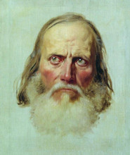 Копия картины "the head of an old man" художника "бронников фёдор"