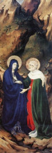 Копия картины "the visitation (from altar of philip the bold)" художника "брудерлам мельхиор"