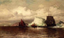 Картина "the coast of labrador" художника "брэдфорд уильям"
