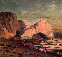 Картина "the ice gate of cape st. michael" художника "брэдфорд уильям"