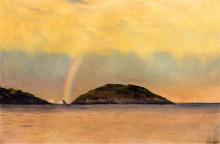 Репродукция картины "rainbow over the arctic" художника "брэдфорд уильям"