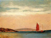 Репродукция картины "seascape" художника "брэдфорд уильям"