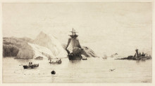 Картина "arctic seascape" художника "брэдфорд уильям"