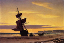 Картина "coastal scene" художника "брэдфорд уильям"