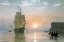 Картина "sunrise off grand manan" художника "брэдфорд уильям"
