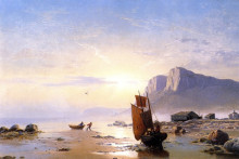Картина "coast of labrador" художника "брэдфорд уильям"