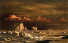 Картина "ship and icebergs" художника "брэдфорд уильям"