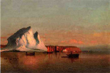 Картина "a calm afternoon, the coast of labrador" художника "брэдфорд уильям"