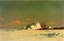 Картина "in the arctic" художника "брэдфорд уильям"