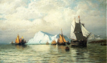 Картина "arctic caravan" художника "брэдфорд уильям"