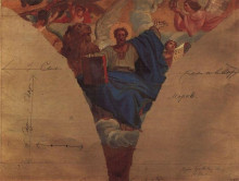 Копия картины "евангелист марк" художника "брюллов карл"