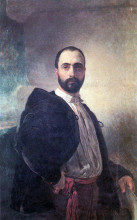 Копия картины "портрет анджело титтони" художника "брюллов карл"