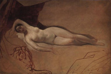 Репродукция картины "спящая юнона" художника "брюллов карл"