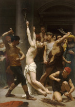 Картина "flagellation of our lord jesus christ" художника "бугро вильям адольф"
