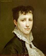 Копия картины "portrait of miss elizabeth gardner" художника "бугро вильям адольф"