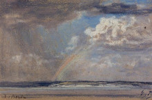 Репродукция картины "norman beach, arcenciel" художника "буден эжен"