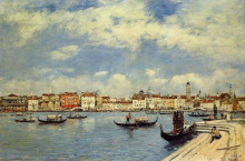 Копия картины "venice" художника "буден эжен"