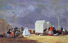 Картина "approaching storm" художника "буден эжен"