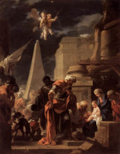 Копия картины "the adoration of the magi" художника "бурдон себастьян"