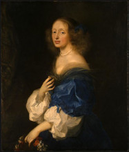 Репродукция картины "portrait of ebba sparre" художника "бурдон себастьян"