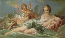 Копия картины "рождение венеры" художника "буше франсуа"