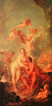 Копия картины "венера и вулкан" художника "буше франсуа"