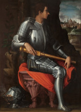 Картина "portrait of alessandro de&#39; medici" художника "вазари джорджо"