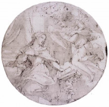 Картина "the annunciation" художника "вазари джорджо"