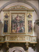 Репродукция картины "badia fiorentina church" художника "вазари джорджо"