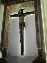 Картина "chapel of the crucifix, the cross of baccio da montelupo" художника "вазари джорджо"