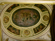 Картина "chapel with the lord in glory" художника "вазари джорджо"