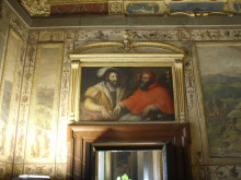 Репродукция картины "clemenet vii and francis i of france" художника "вазари джорджо"
