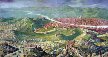 Картина "fresco of the 1530 siege of florence" художника "вазари джорджо"