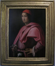 Репродукция картины "portrait of a gentleman of florence" художника "вазари джорджо"