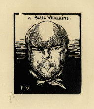 Репродукция картины "paul verlaine" художника "валлотон феликс"