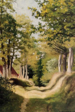 Копия картины "undergrowth" художника "валлотон феликс"