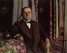 Копия картины "portrait of mr. hasen" художника "валлотон феликс"