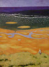 Копия картины "the rising tide" художника "валлотон феликс"