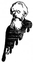 Репродукция картины "portrait of russian philosopher nikolai konstantinovich mikhailovsky" художника "валлотон феликс"