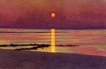 Репродукция картины "sunset" художника "валлотон феликс"