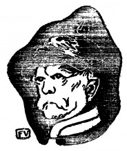Репродукция картины "otto von bismarck" художника "валлотон феликс"