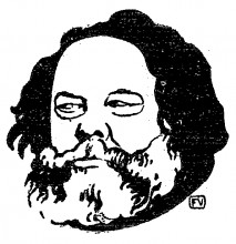 Репродукция картины "russian anarchist and philosopher mikhail bakunin" художника "валлотон феликс"