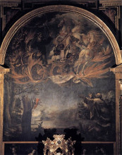 Копия картины "ascension of elijah" художника "вальдес леаль хуан де"