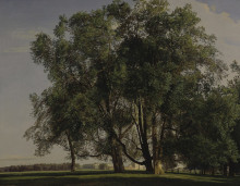 Картина "prater landscape" художника "вальдмюллер фердинанд георг"