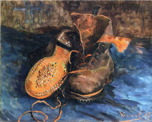 Картина "a pair of shoes" художника "ван гог винсент"