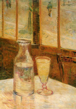 Репродукция картины "absinthe" художника "ван гог винсент"
