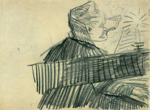 Репродукция картины "pianist" художника "ван гог винсент"