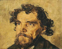 Репродукция картины "portrait of a man" художника "ван гог винсент"