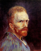 Копия картины "self-portrait" художника "ван гог винсент"